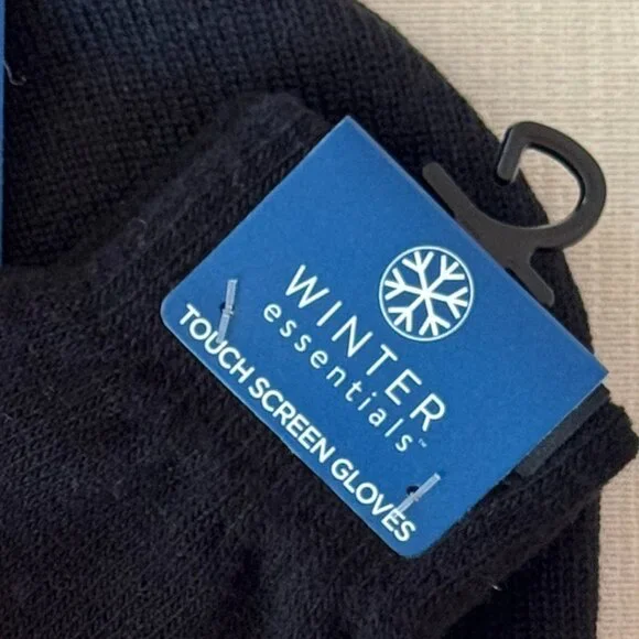 Winter Essential Touch Screen Hat & Glove Set Touch Screen Gloves - Picture 2 of 3